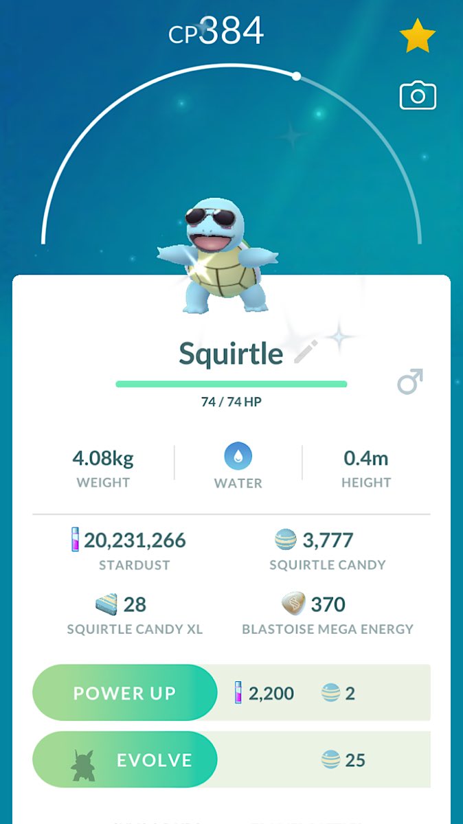 After numerous failed attempts to get a shiny through the squirtle research. Home spawn catch😍🥰 #pokemonGo #shinypokemon