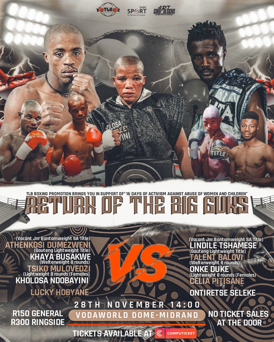 TlbPromotions's tweet image. Hauweng,count down to the 28th November 2021,Vodaworld Dome.