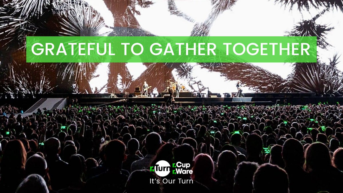rworldreuse's tweet photo. So grateful that live events are back and we all get to gather again!
THANK YOU to all of our partner venues, artists, concessionaires, festivals, teams, fans & reuse allies.
#rcup #rcupworld #rturn #reuse #reuserevolution
#gratitude #HappyThanksgiving #ItsOurTurn https://t.co/zlzg4yklny