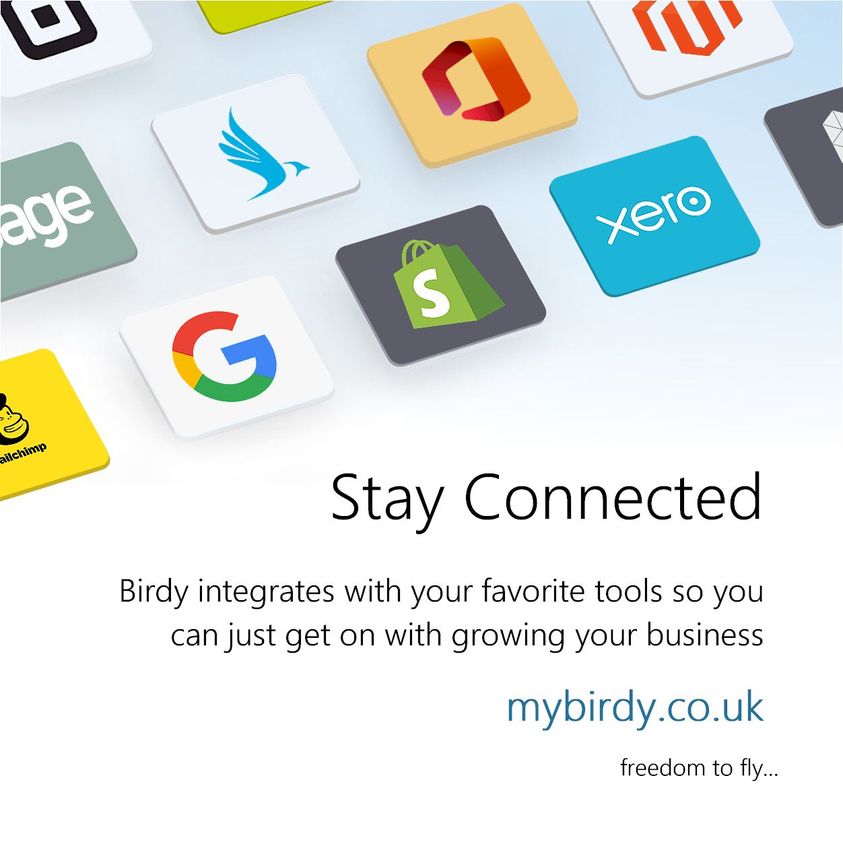 MyBirdyUK's tweet photo. Stay connected to the apps you use. Birdy can automatically keep your data up-to date, generate invoices &amp; send out your automated emails using your existing apps &amp; accounts.
#crm #erp #marketing #software #sales #b2b #salesforce #digitalmarketing #technology #cloud #freedomtofly https://t.co/WLm3l7ZAB1