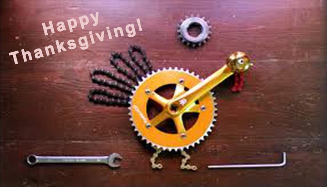 Happy Thanksgiving to all! We are closed today and tomorrow but will be turning bolts Monday to serve our customers.🔧 

We’re grateful for you and our incredible staff. 🦃🍁