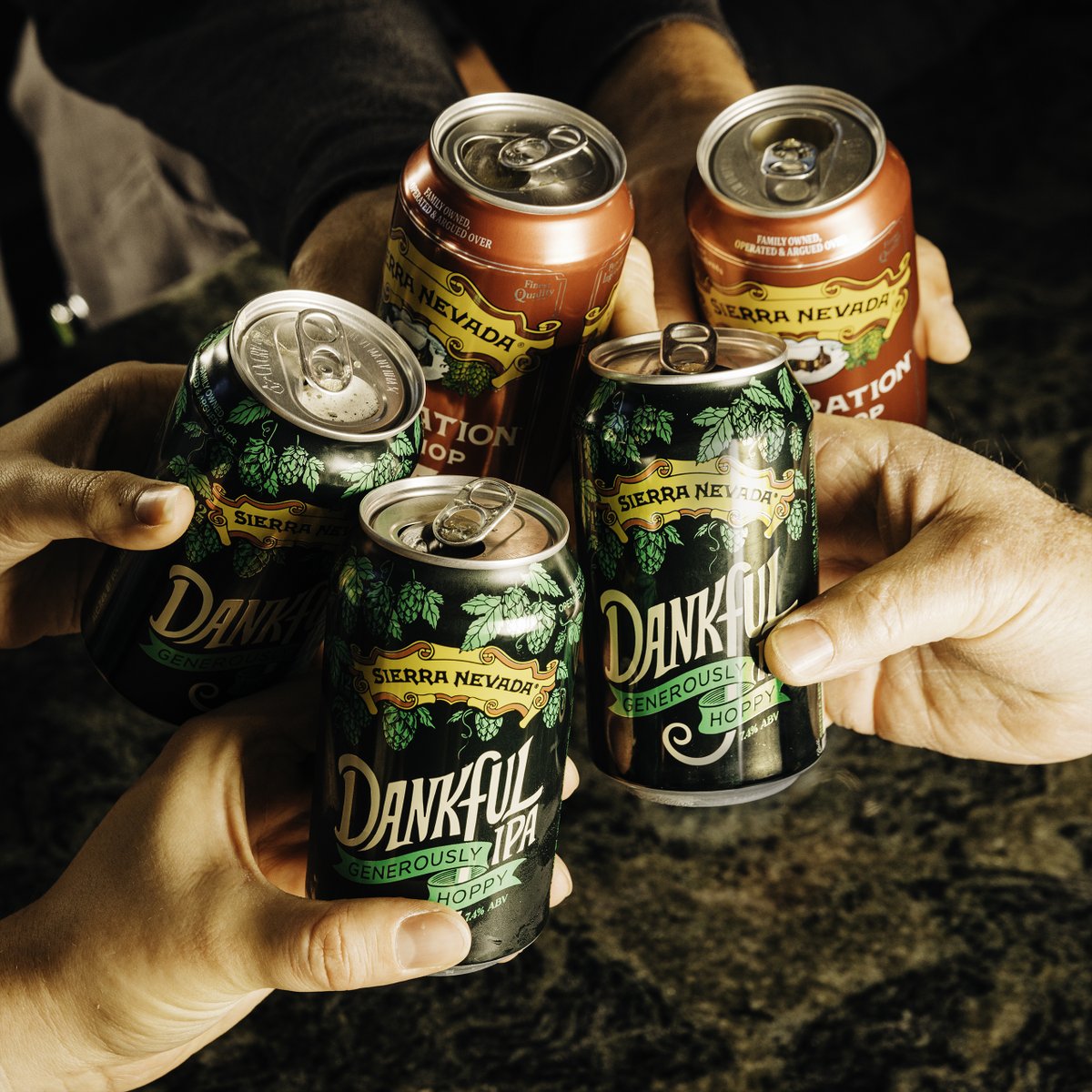 SierraNevada's tweet photo. Today's a day to Celebrate and be Dankful. From our Sierra Nevada family to yours, Happy Thanksgjving. https://t.co/QjOCs2Jqwx