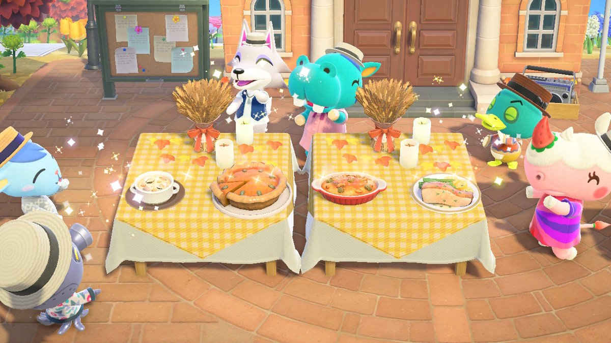 ConsultingMary's tweet photo. Turkey-Day in Turteton :) #AnimalCrossing #ACNH https://t.co/RFAo33F2hv