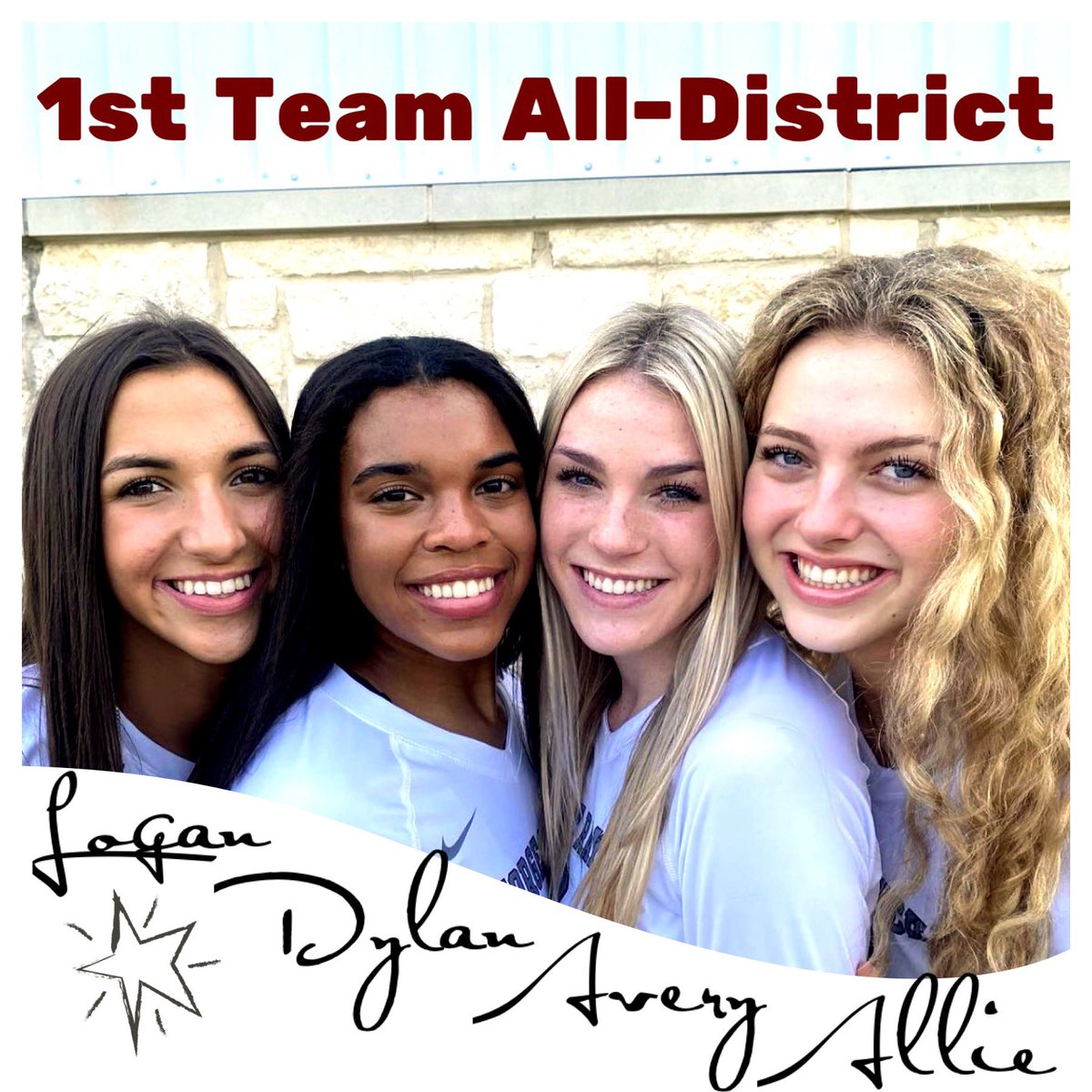 CoachForshee's tweet photo. Congratulations to our District 20-6A 1st Team All-District Selections!  

Sr #12 @loganlednicky
Sr #1 @DylanHoskins7 
Sr #2 @averyshimaitis 
Sr #18 @AllieSczech 

#GR4L #BuildingGReatness #WeAreGR #OHOH #WWATR

@GRHSABC @WeAreGRHS @lcisdathletics @Duns_more @fbheraldsports https://t.co/Ra0ptyIrfi