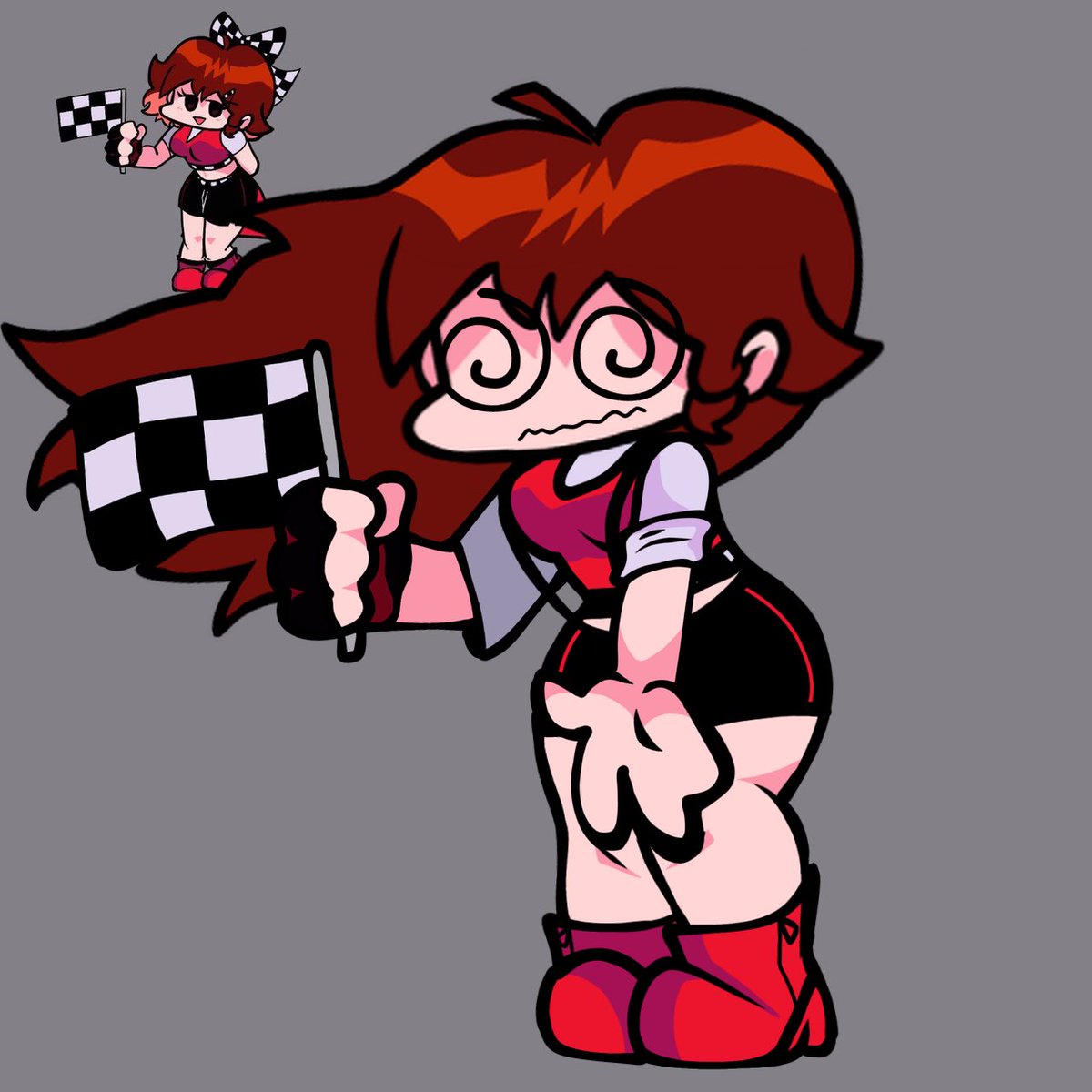 spookzerss's tweet image. Original is from @FNFracing! I really wanted to recreate this for fun even though the og is very old