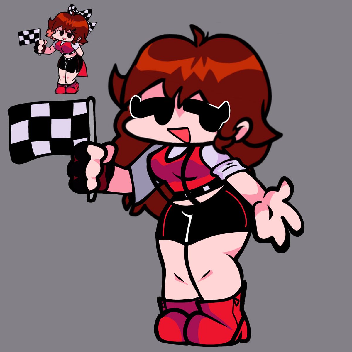 spookzerss's tweet image. Original is from @FNFracing! I really wanted to recreate this for fun even though the og is very old