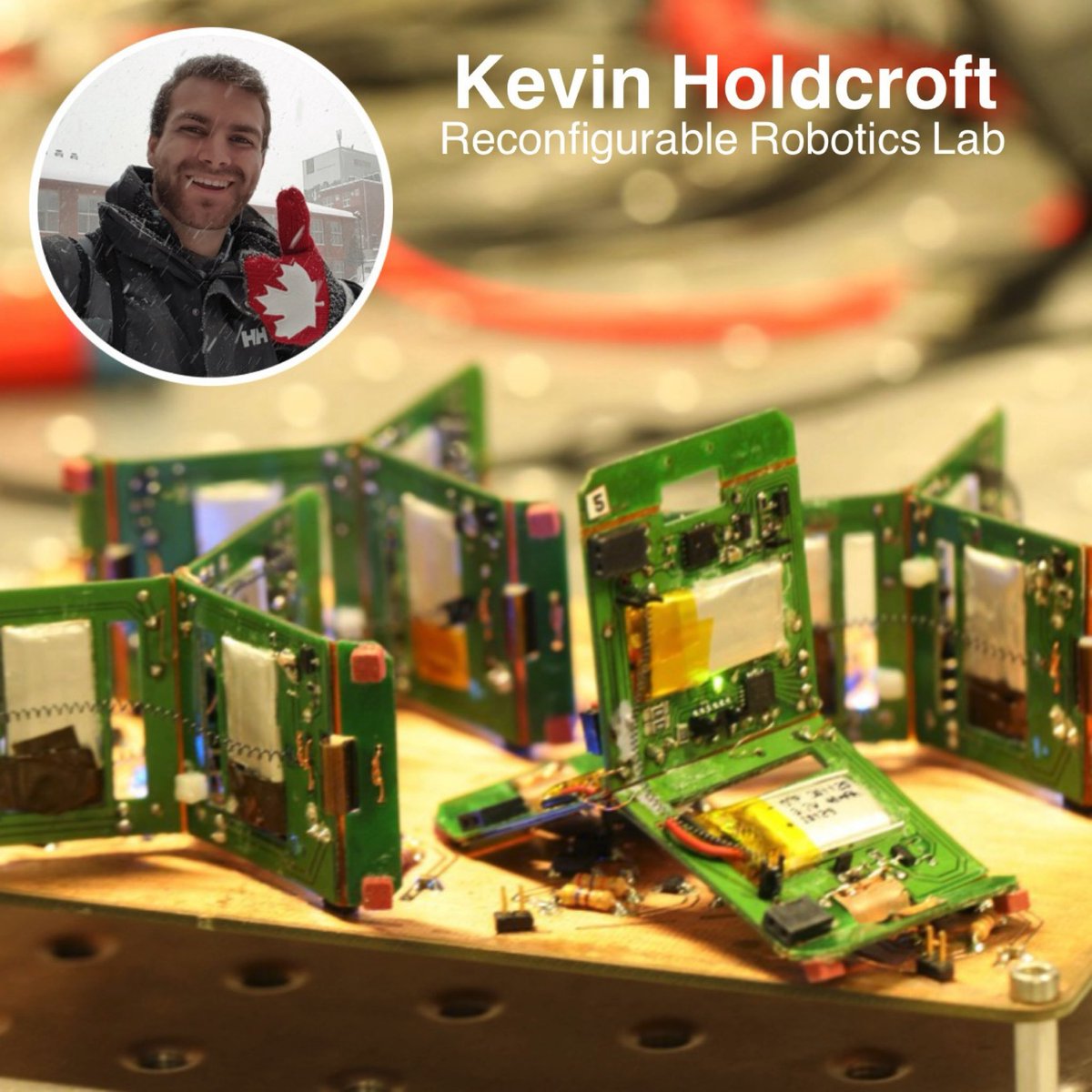 Spaceatyourserv's tweet photo. The second speaker for Monday is Kevin Holdcroft from the @RRL_EPFL , part of the team bringing origami into robotics. Could that be the future of space exploration? Learn more on Monday 😉 

#esachampion #astronomyontap https://t.co/u30vURlNXb