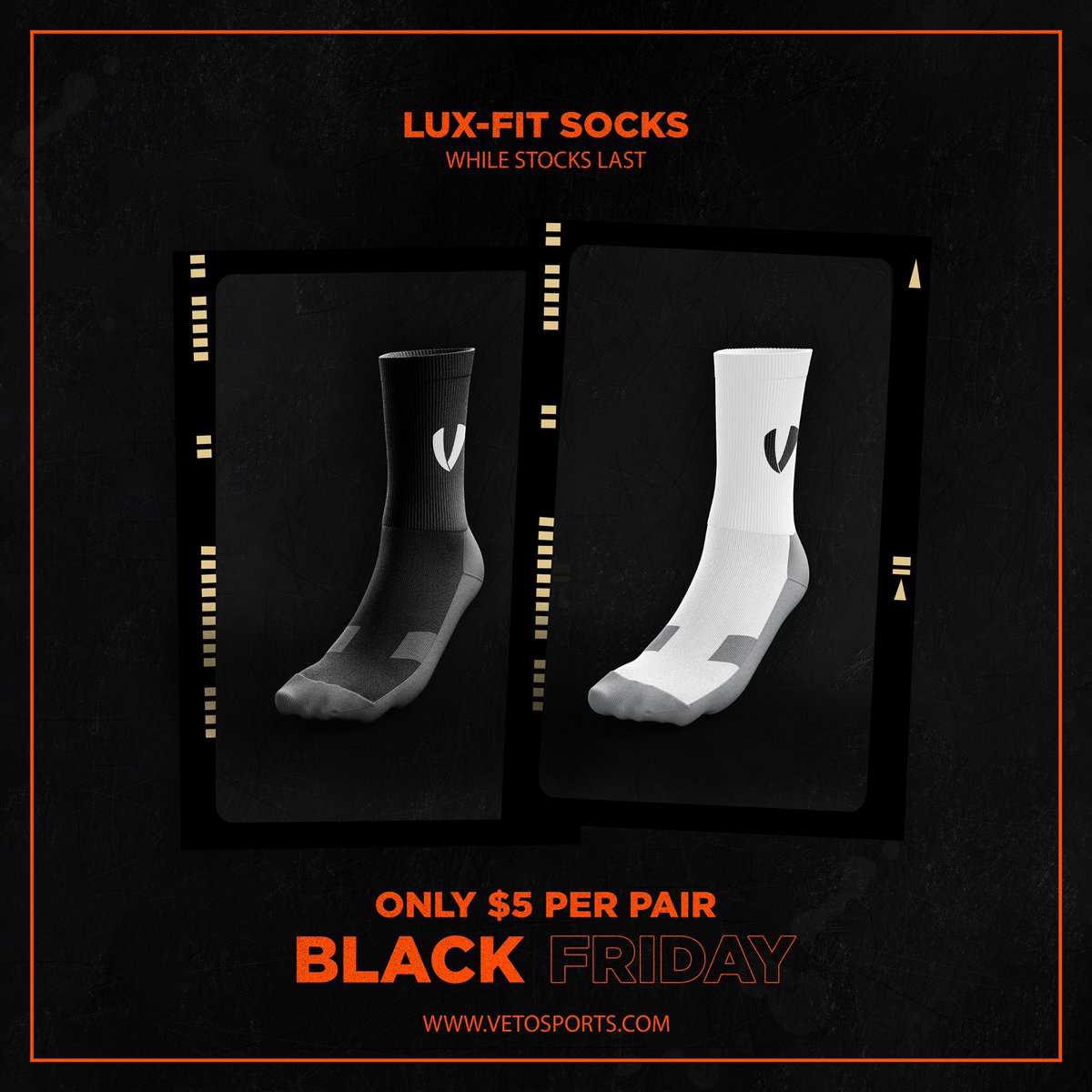 the best training socks around somehow just got better. one day, one crazy deal. shop the lux-fit sock range now 👇 #alwaysveto

bit.ly/3FId84Y