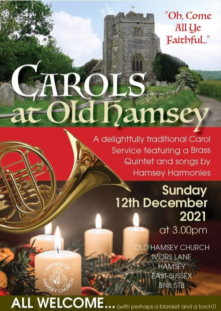 The return of our beloved Carol Service. All welcome!