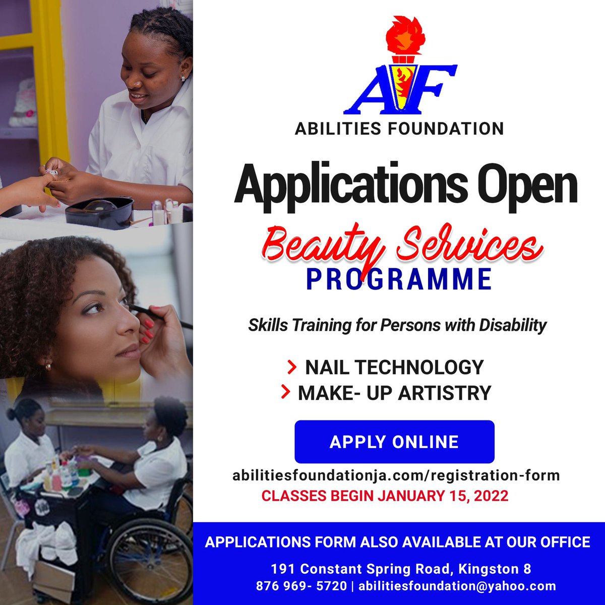AbilitiesFound's tweet photo. ATTENTION NEW APPLICANTS! 📢📢
Registration is now open for our HEART NSTA/Trust Certified Beauty Services Programme. Learn practical skills in Nail Technology and Make-up Artistry to kick-start your career.

How to apply:
apply online at https://t.co/z0OEYBI9kf https://t.co/YZnnrGk7yr