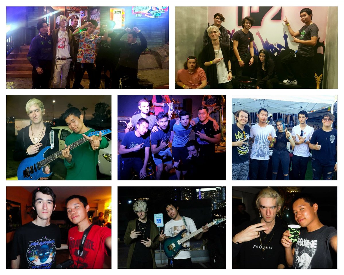 Thankful for <a href="/kaikashiyo/">kalani</a> being a part of ScreamRockMosh throughout the years. He such an excellent musican that pushes the definition of excellence futher of his talents. Glad to always work with him and hanging out as he get LIT, but his musicianship is too LIT for the stage!