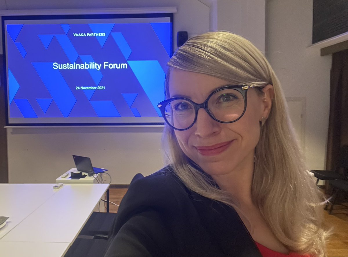taijaheittola's tweet photo. Eilen sain kunnian pitää #VaakaPartners -yhtiöiden vastuullisuudesta vastaaville henkilöille verkostoitumis- ja sparrailutapahtuman, Sustainability Forumin. Oli ilo olla apuna verkoston luomisessa ison ja tärkeän asian äärellä. Tämä työ jatkuu!#sustainability #ESG #PrivateEquity https://t.co/xiLCriwgGP