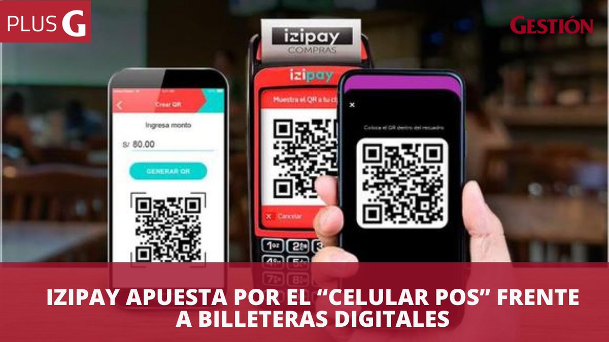 Gestionpe's tweet photo. #PlusG | Tecnología que convierte el smartphone en un POS permitirá competir en iguales condiciones frente a billeteras digitales en pequeños comercios. ►https://t.co/qDBhMo08Ui
#Izipay #POS #celulares #smartphones #billeterasdigitales #tecnologia #taptophone #baterías https://t.co/G0HfuN3aMb