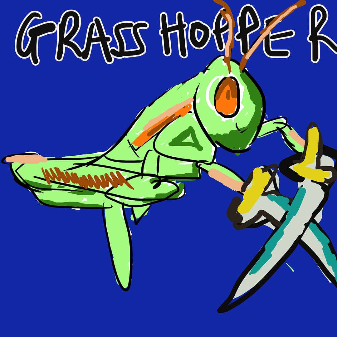 Tochstyle's tweet photo. Grasshopper with rune swords
#nfts #nftmint #rsnft https://t.co/gX408SSv02