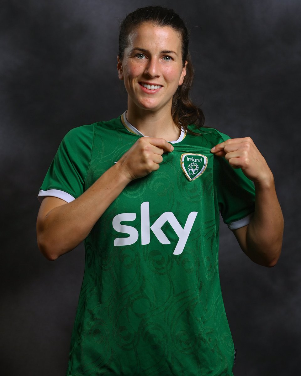 LiverpoolFCW's tweet photo. She is red, she is green, number five in our team 🎶

@FAIreland cap number 98 for our skipper in tonight's 1-1 draw with Slovakia! https://t.co/aF9GFQ2fM0