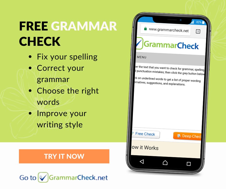 GrammarUpdates's tweet image. Don&apos;t miss this: grammarcheck.net/editor/

#English #grammar #grammarchecker #grammareditor #ESL #writerslife #writingcommunity