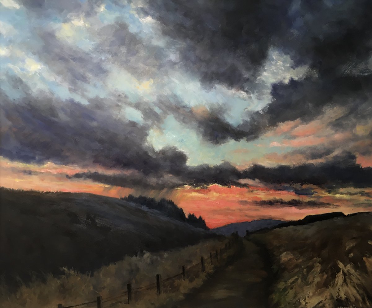 New original oil painting now on show at #Buxton Pavillion Gardens! Loved painting this - Drama &amp; Delight #DoctorsGate #Glossop
Gallery In the Gardens open till 8pm for Christmas Shopping! #WinterWonderland #ForestGin #iceskating