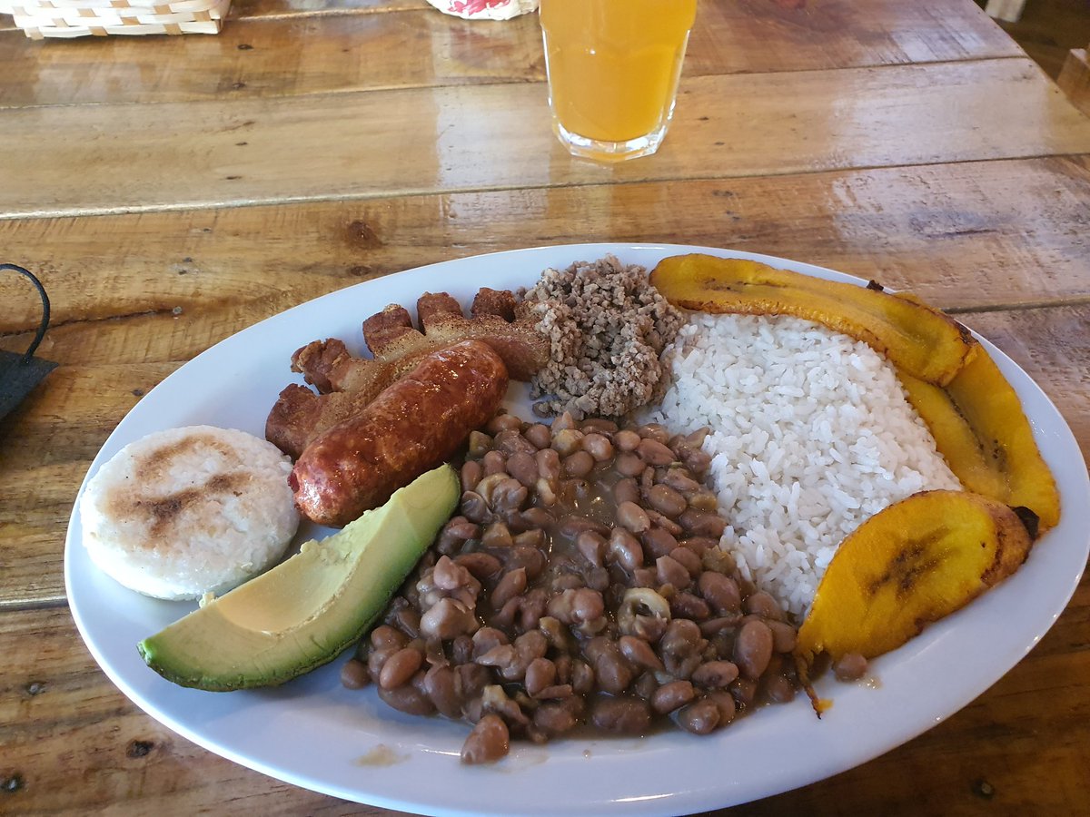 Hasta que se me hizo #BandejaPaisa supremamente deliciosa