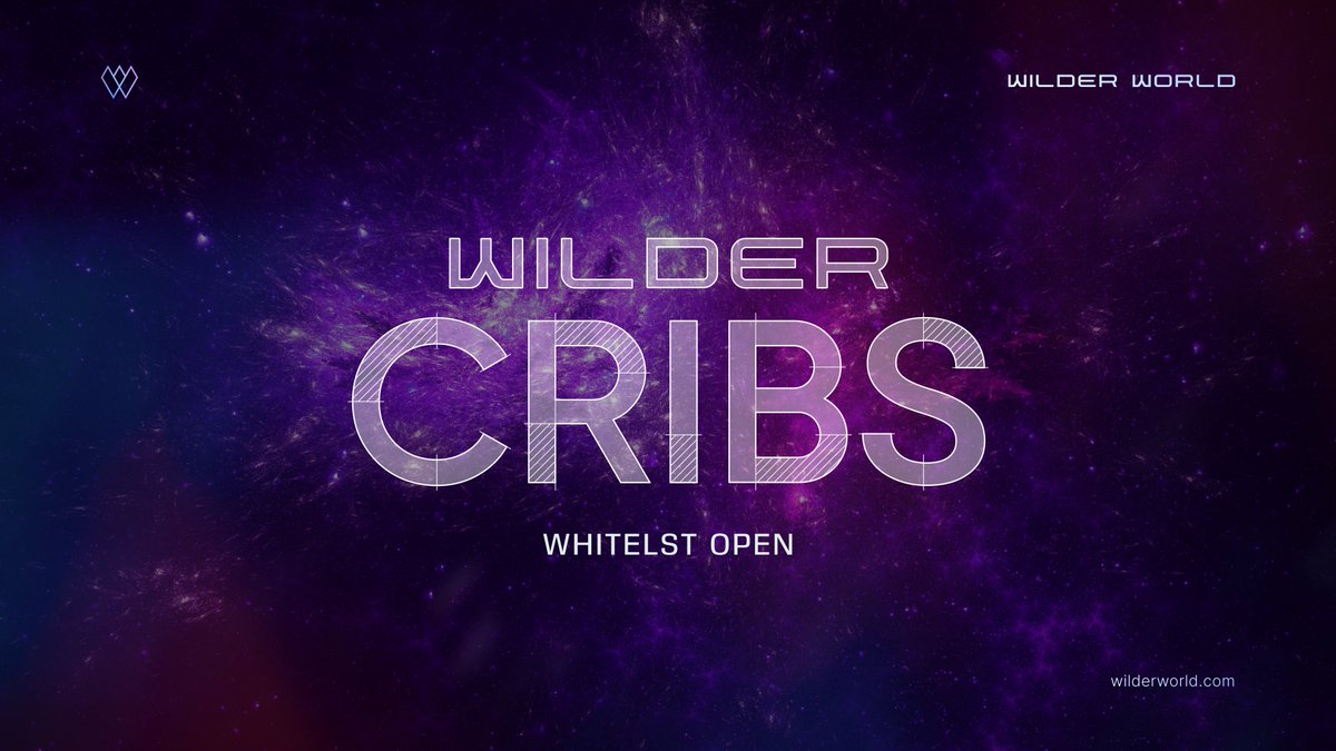 🚨 WILDER.CRIBS: Whitelist Raffle 🚨

Introducing #WilderCribs, a place to call home in the #Metaverse. Our first release of #NFT Real Estate in #Wiami is finally a reality! 🏝🌆

Read the #ZINE: bit.ly/CribsZINE

Enter the whitelist raffle: bit.ly/WW-WWMM