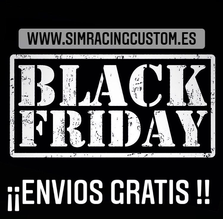 simracingcustom's tweet photo. Comienza el BlackFriday!
Durante todo el fin de semana podras disfrutar de ENVIOS GRATIS en nuestra web SIN COMPRA MINIMA!!!

https://t.co/FjZtAApLhL

(Solo del 26 al 29 de Noviembre en envios a peninsula)

#simware #simracinghardware #simracing #simulacion #BlackFriday https://t.co/VKSEoKKwNv