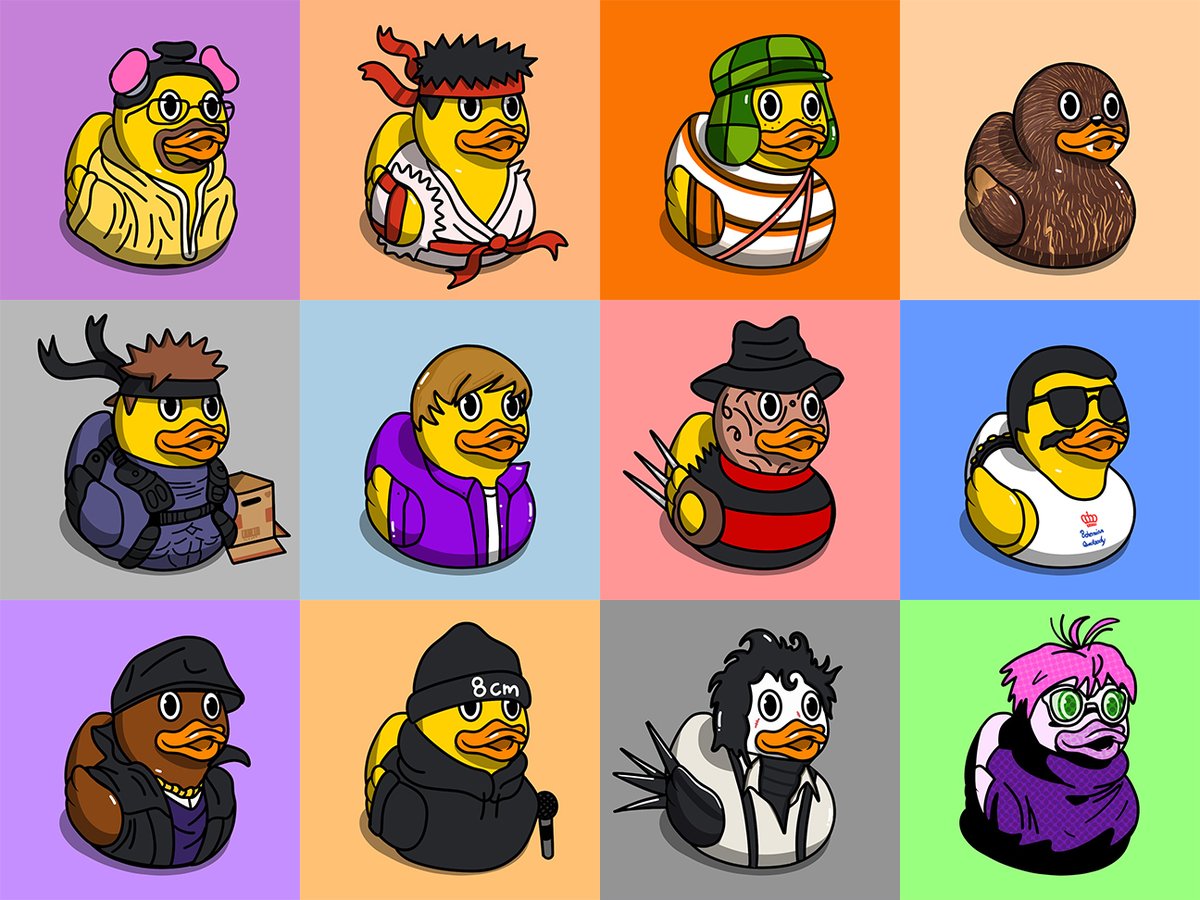 RubberduckzNFT's tweet photo. Can you list all of them? 

Come and get whitelisted if you can. https://t.co/IMg5An4jlx https://t.co/tcxJmMwCyb