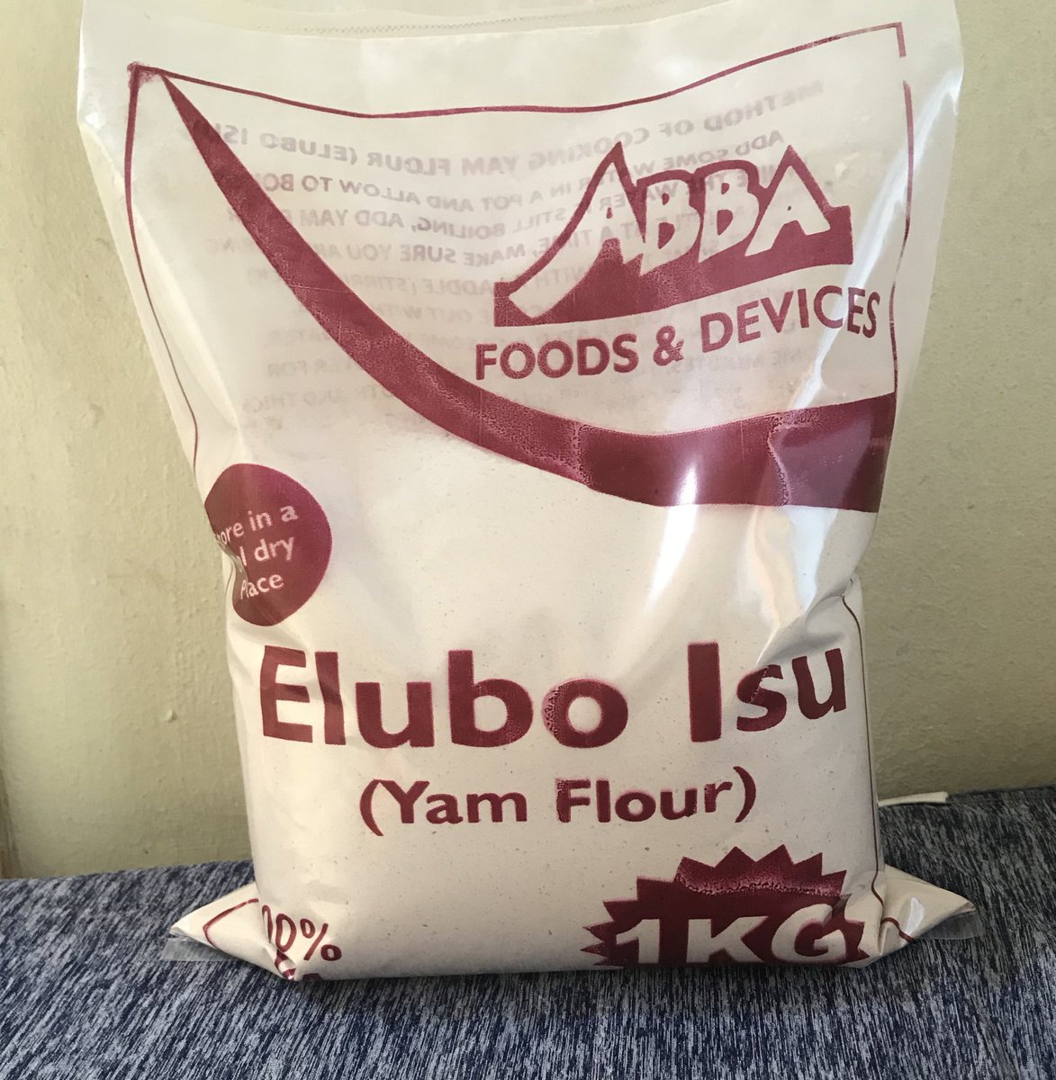 AbbaFoods's tweet photo. This is Elubo isu (Yam Flour) popularly known as Amala. It’s produced naturally without any preservatives or additives  and it’s approved by NAFDAC.

Follow this link to order on WhatsApp: https://t.co/lp7DumyWo4

#BBNajia https://t.co/TeWJCsNXg9