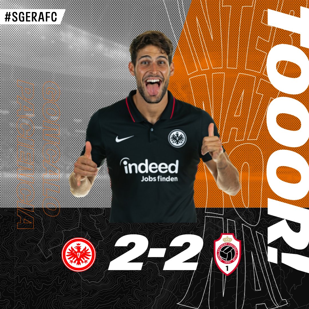 Eintracht's tweet photo. Dieser Kerl ist verrückt! 😍😍
@gpaciencia9
–––––
⏰ 90. | #SGERAFC 2:2 | #SGEuropa https://t.co/4D9DRGuhAJ