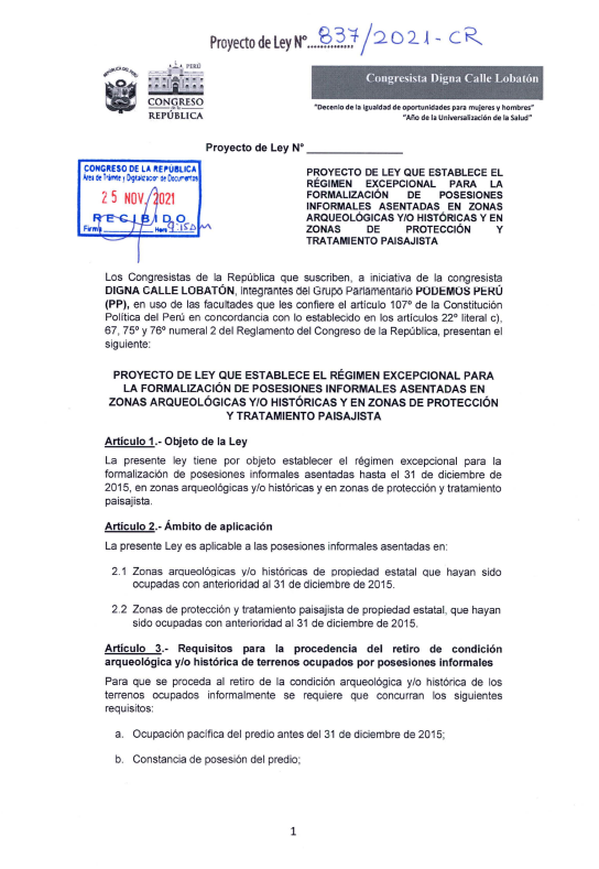 GQuijandriaA's tweet photo. La vocación por la destrucción de patrimonio que es de todos los peruanos no cesa...si se aprueba esta nefasta propuesta nos quedamos sin complejos arqueológicos, sin lomas, sin humedales costeros y un largo etc. Reflexión por favor @congresoperu!!! https://t.co/H8NLEmpIfq