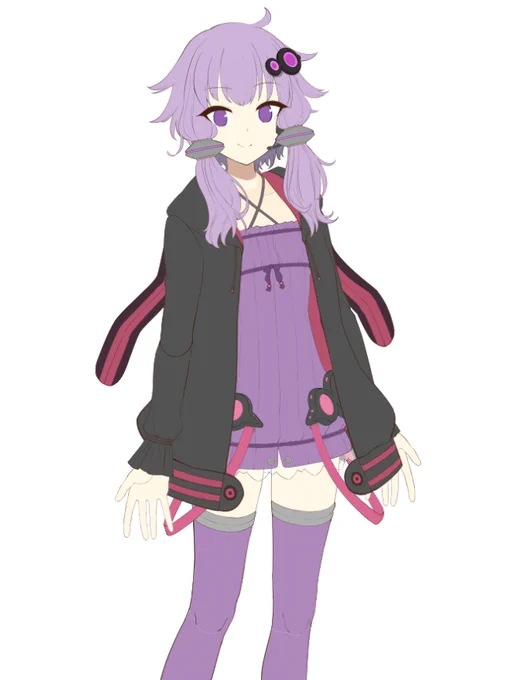 紲星あかりに続いて結月ゆかりのモデル
胸パーツは一応分かれてます 