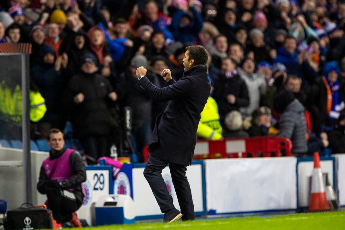 RangersFC's tweet photo. 👊

#UEL https://t.co/YOf6u2B22V
