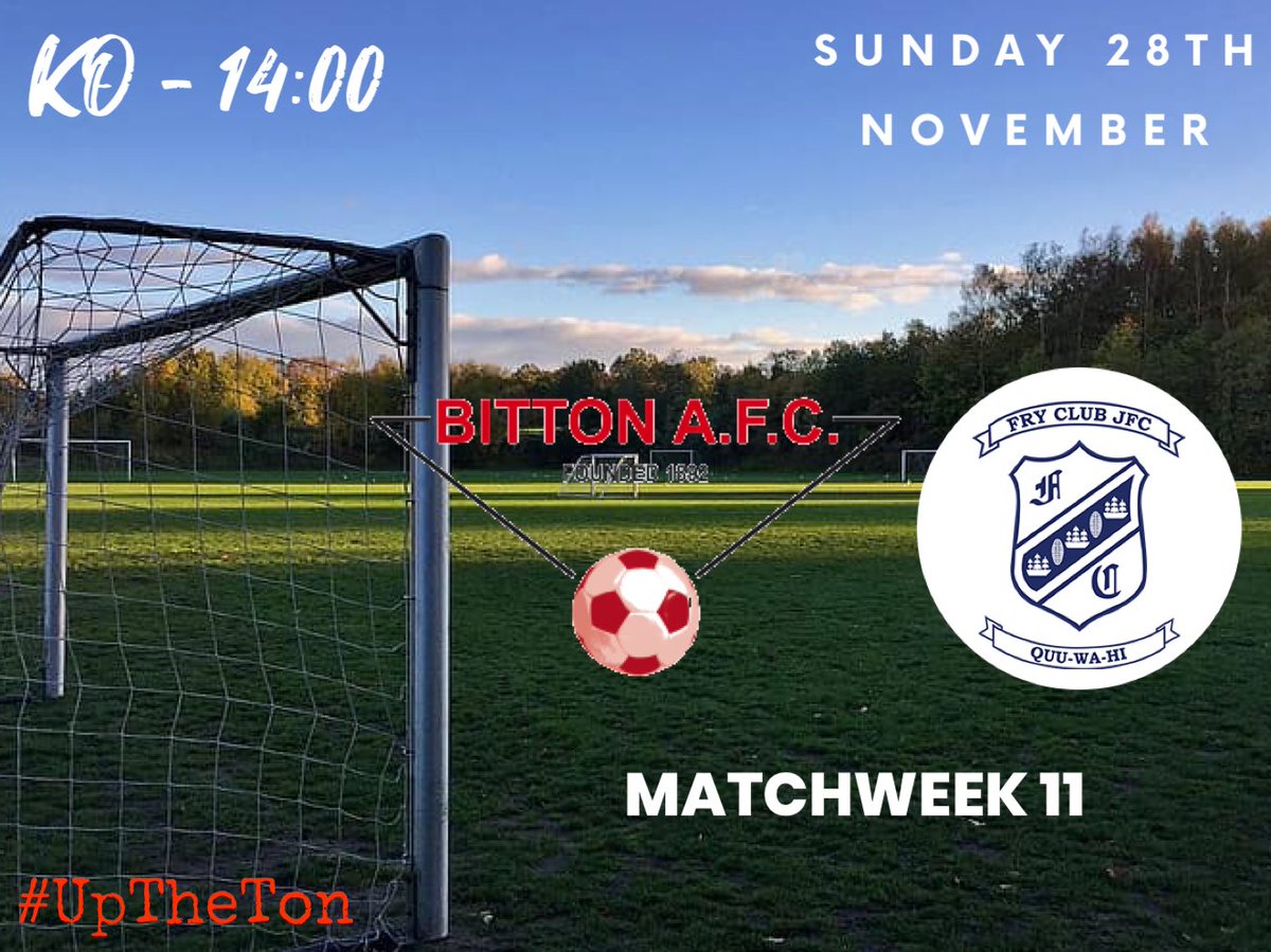 This Sunday we take on <a href="/FryClub21s/">Fry Club JFC u21s</a> in another tough home fixture ⚽️ We look forward to welcoming our visitors and hosting this exciting league fixture 🙌🏻 #Bitton21