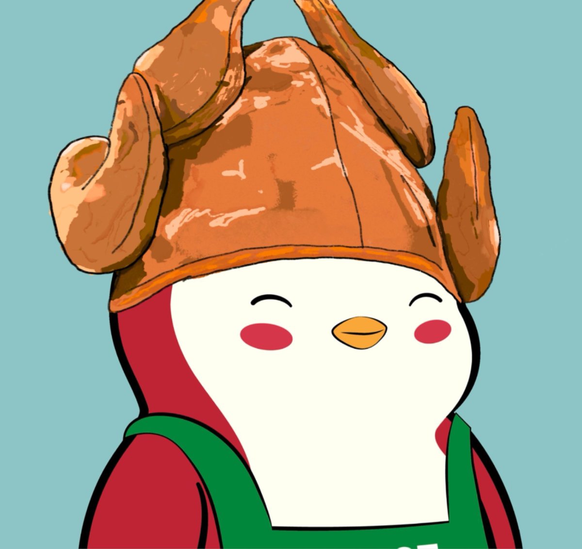pudgypenguins's tweet photo. Happy thanksgiving! https://t.co/ZAJ5qEiWQA