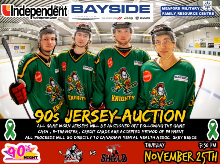 Knights of Meaford Junior Hockey Club tweet media