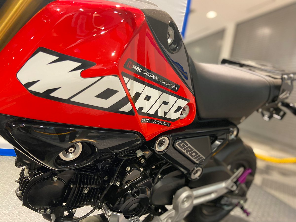 おはようございます✨ 昨日から #清水PA に展示中の新型グロム H2Cの