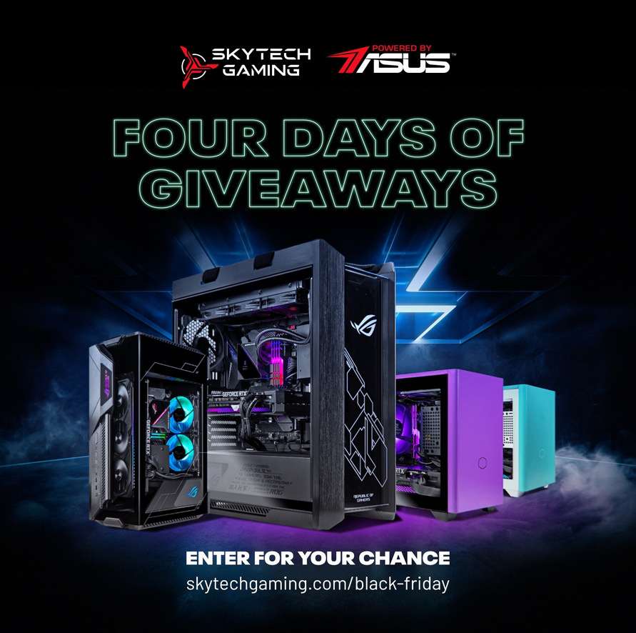 ANGRYPUG's tweet photo. I've partnered up with @skytechgaming to give away 4 brand new PCs. You'll have a chance to win a PC EVERY DAY for the next 4 days. You have to join to be eligible and if you use special code "ANGRYPUGBF" you get 10 extra entries.  Happy 🦃 #ad

https://t.co/tvKgmq8HKg https://t.co/GPWxoQdiGG