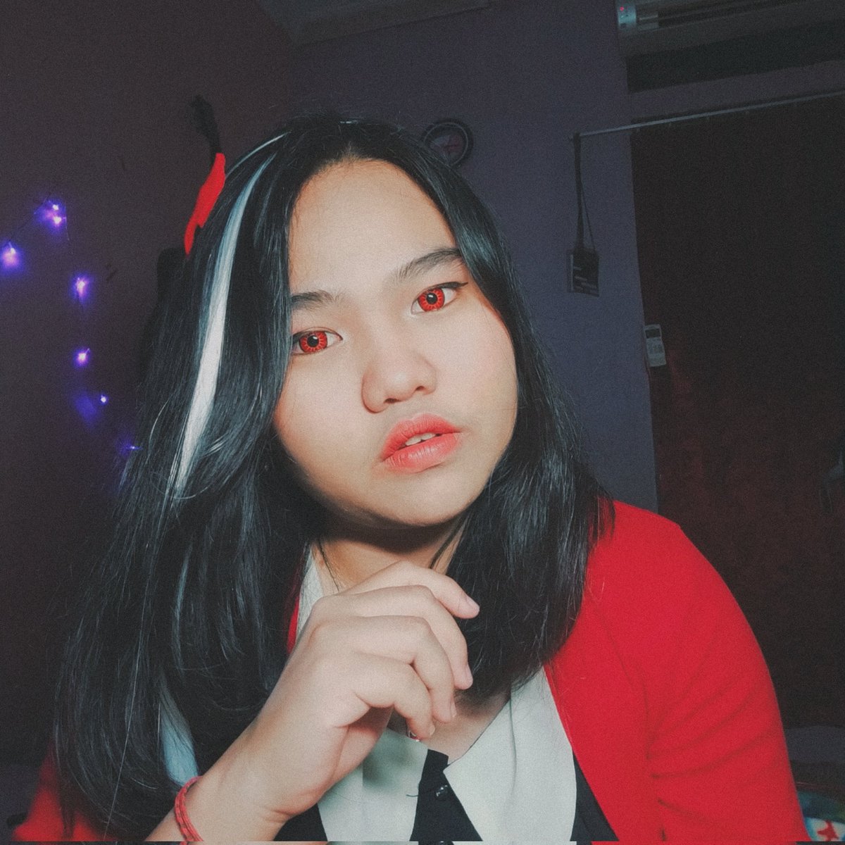 dazaiikyonn's tweet photo. Tak boleh jadi #BoBoiBoy cosplay jadi Gegegirl Halilintar pon jadi lah kanππ€£ Instead of Topi, dia pakai cekak rambut lah tuβ‘ Boleh masuk #MonstaReact ke tak ni?π https://t.co/wTj5IJRelA