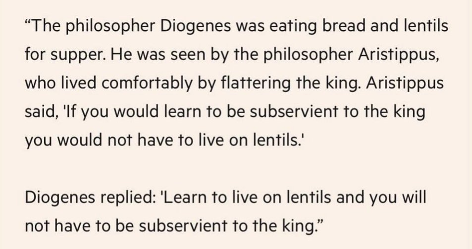 Josh_Young_1's tweet image. Inspiring lesson in financial independence from ancient philosophers, by way of a meme account: