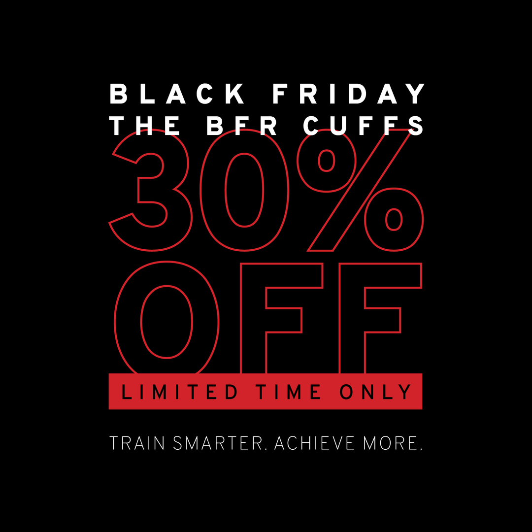 TrainSAGA's tweet image. Ends Soon! Push your limits with The BFR Cuffs 🔥🔥

Use code BLACKFRIDAY30 for 30% off!