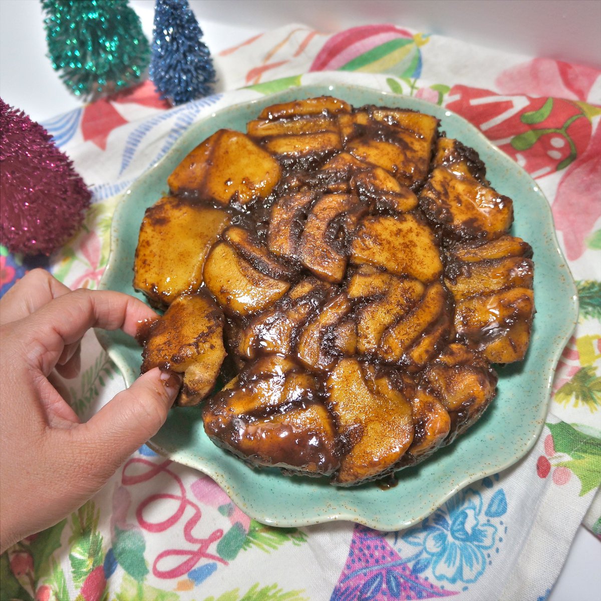 It’s all Monkey Business around here…at least when it comes to our new Sticky Cinnamon Monkey Bread. 

Simply thaw, bake, flip and enjoy. This pull apart bread is so ooey-gooey and delicious, we’re not even sure you should tell your family when you bake it.#yegchristmas #yegfood
