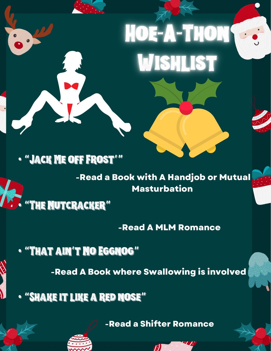 hoeathonn's tweet photo. Happy Holidays Hoes!

While you’re spending your day getting STUFFED we have an announcement for you. Since you’ve all been so good this year, we’ve decided to send Santa Baby our wishlist for XXXMas. Will you be naughty this year? Or Nice? Join us for our Holiday Hoe-A-Thon 🎄💕 https://t.co/QpmRAE7KO0