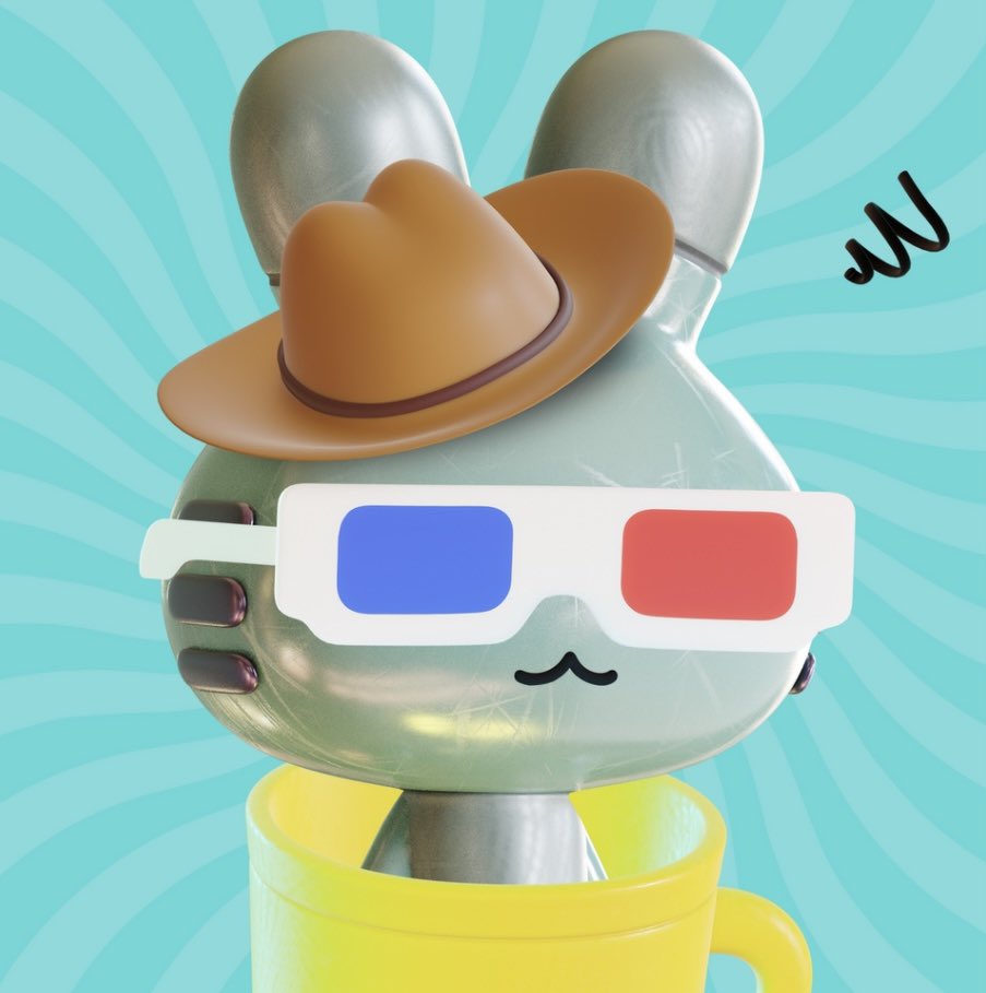 ProgressivMindz's tweet image. Get this guy robot to join the party 😃#pancakesquad #2478 #robotbunny #NFT #NFTs