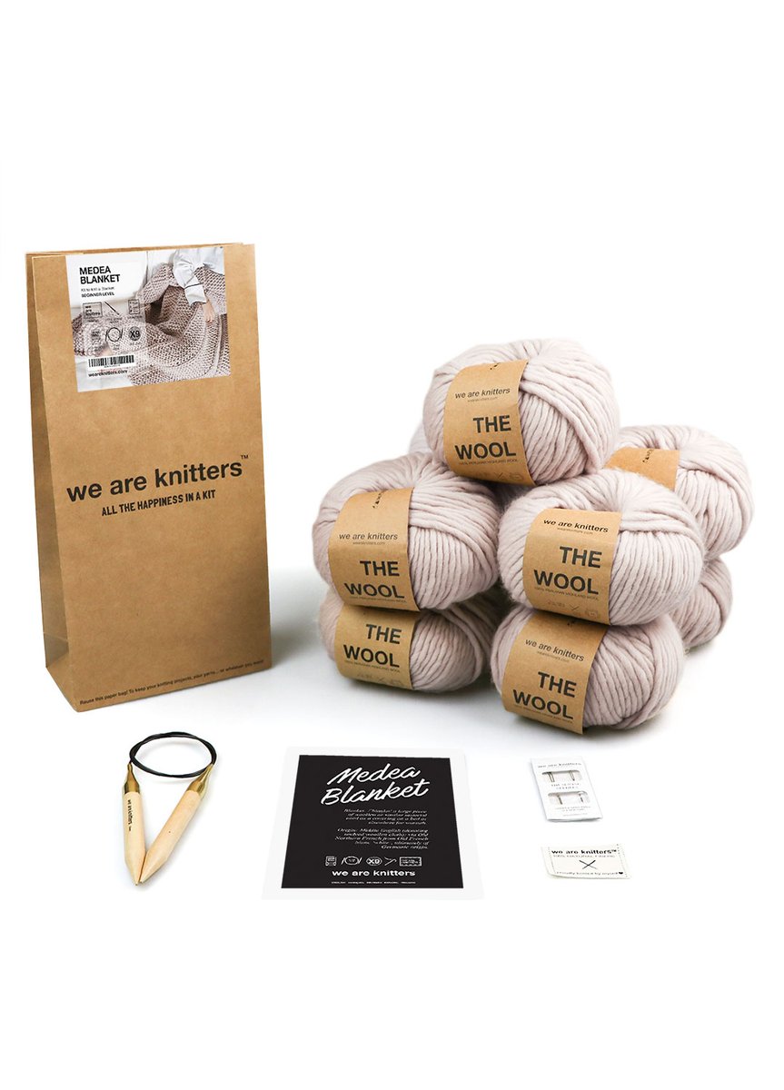 AnythingGoesL's tweet photo. In partnership with @weareknittersEN we're giving away one of their Medea Knitting Kits- not only will you have a new passion but a gorgeous blanket at the end of it too! To enter RT #AGLComp &amp; follow us both. Bonus entry &amp; full t&amp;cs, head here: https://t.co/2c4IWZnCYH  #Win https://t.co/dVIqUVHY7Y