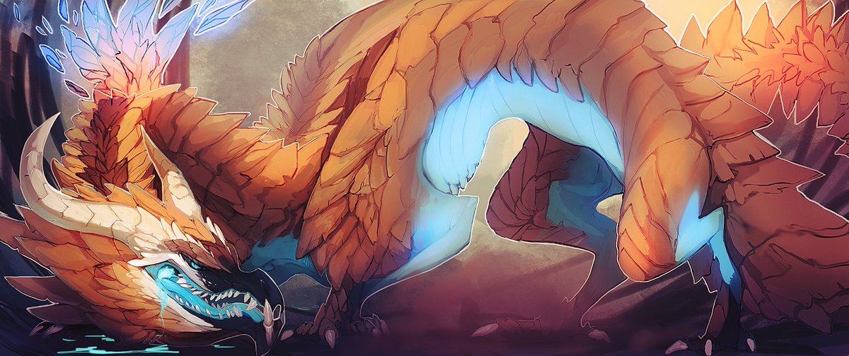 echo_fey's tweet photo. Xulya~♡ oc of mines and banner for twitch. I'll have some icons rolling out soon ^^ 
#digitalart #dragon https://t.co/M6QJZjMT3a