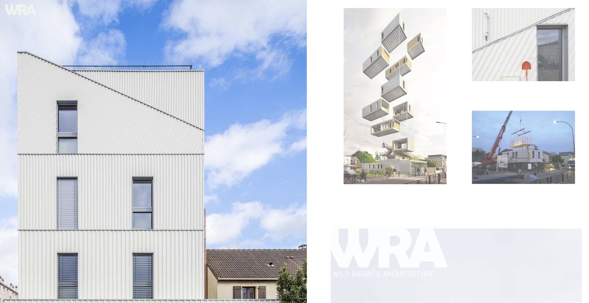 [Projet] #modulaire Les <a href="/AtelierWRA/">Atelier WRA</a> Wild Rabbits Architects donnent du glamour au modulaire avec leur Friendly Building !
autode.sk/3xBNNXX