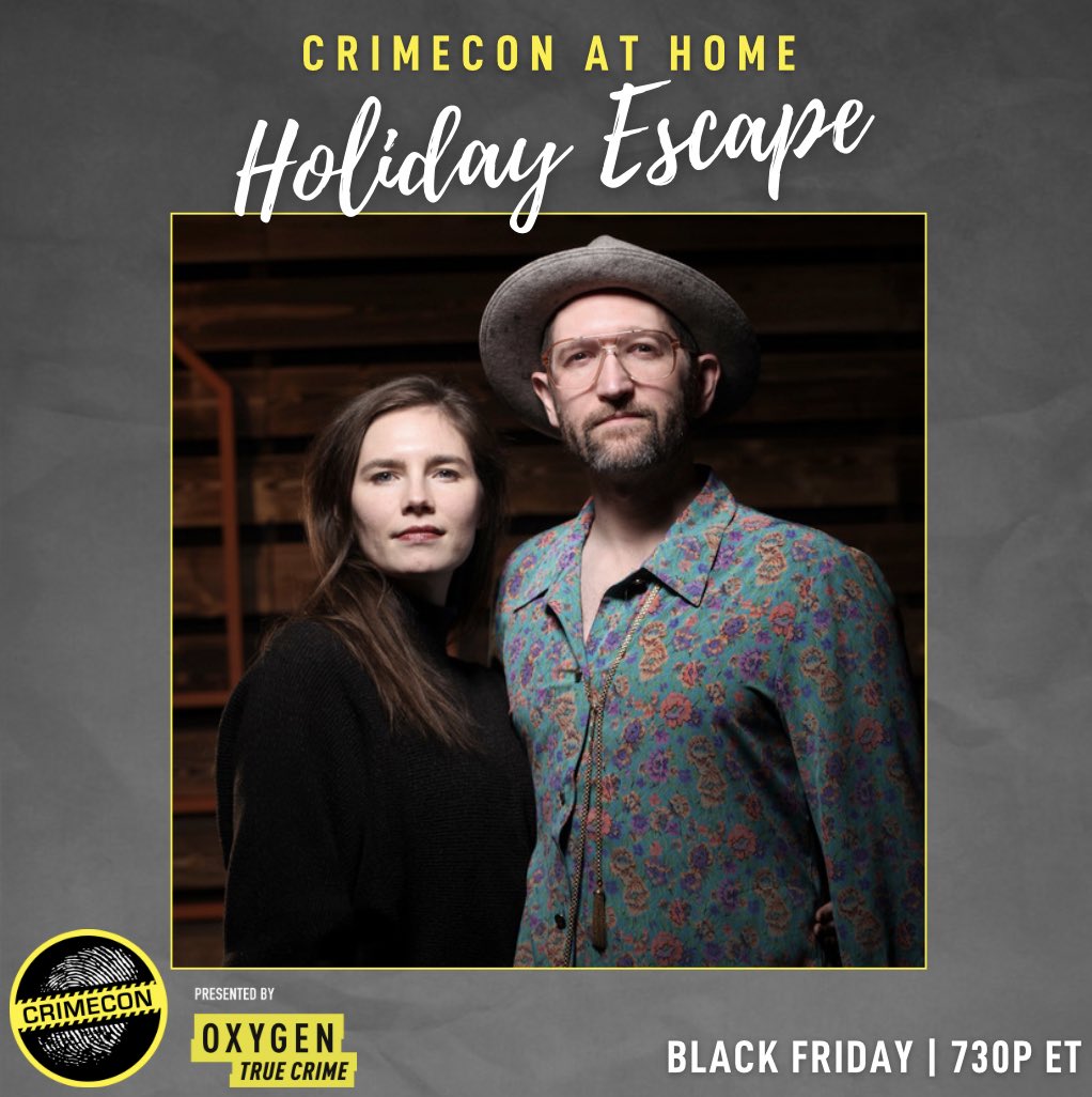 CrimeCon's tweet photo. SO excited to *virtually* see @amandaknox and Christopher Robinson tomorrow night during #CCAtHome Holiday Escape!
➡️ Subscribe to Labyrinths wherever you listen and find out more at https://t.co/CXo4BbYa5q
➡️ #CCAtHome Holiday Escape streams free tomorrow starting at 730p ET! https://t.co/go99NZ4BAl