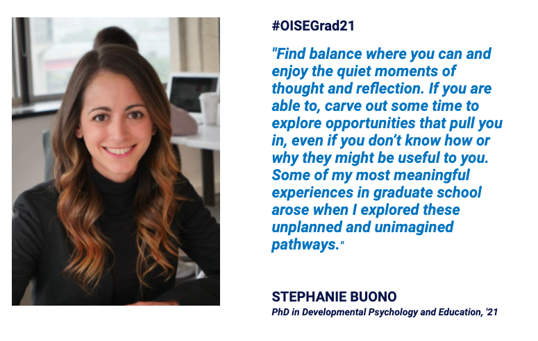 This #ThrowbackThursday, we are taking it back to a week ago when 75 of our #APHD students became #UofTAlumni! Meet some of our outstanding grads and check out what they are up to next post grad school! ➡️bit.ly/APHDMeetourGra… #OISEGrad21 #UofTGrad21