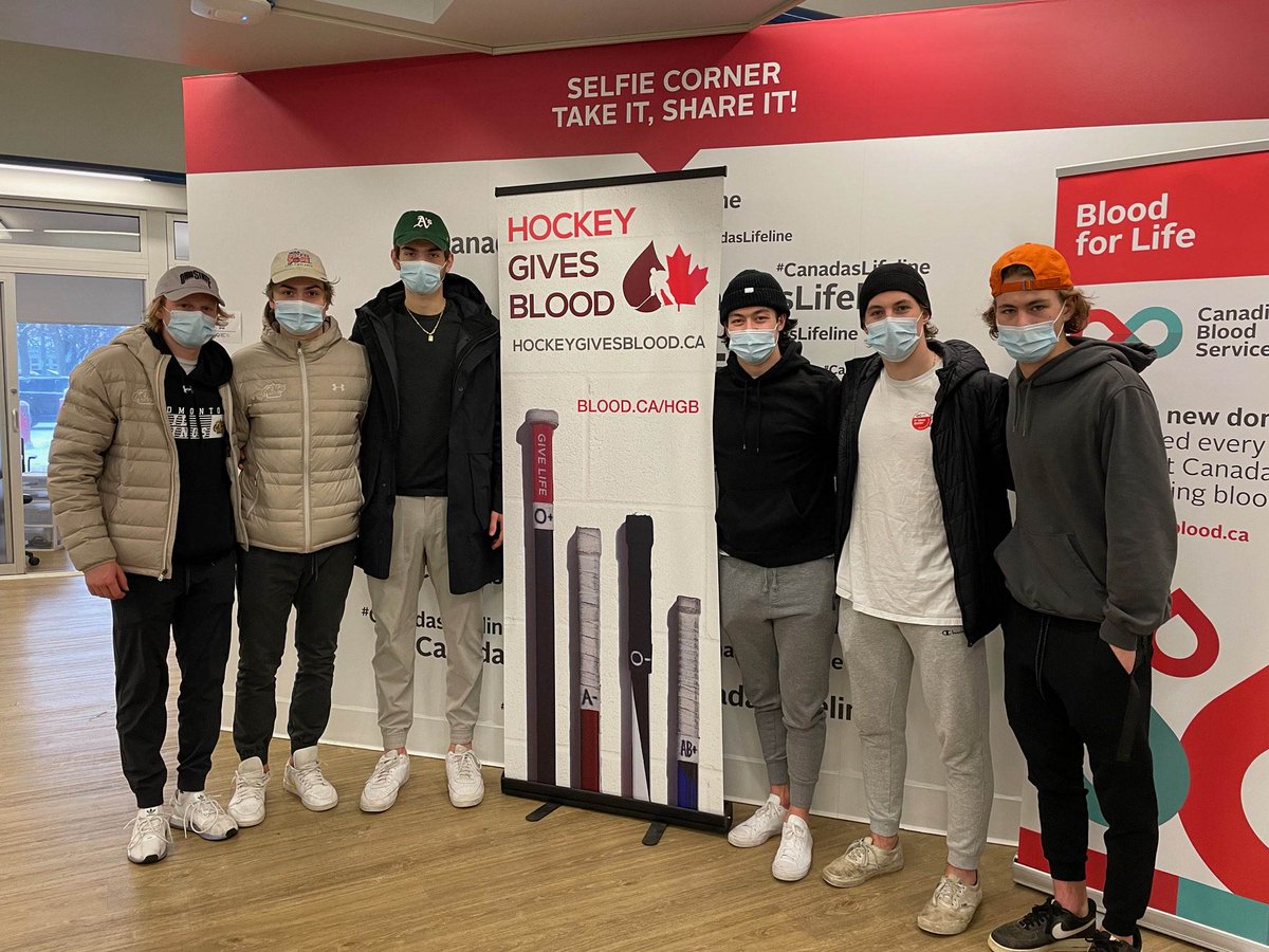 It can take a team to save a life. Join the #OilKings Hockey Gives Blood team of blood donors through your @LifelineYEG account and donate today. JOIN OUR TEAM ➡️ blood.ca/HGB