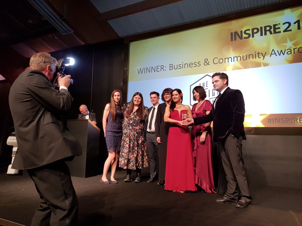 FaceTVLtd's tweet image. As sponsors, @FaceTVLtd are proud to present @TheDesignlab with the Business &amp;amp; The Community Award at @Inspireawards.
CONGRATULATIONS #TheDesignLab!!!
#inspire21