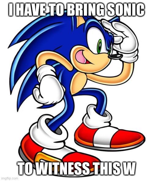 sonic the hedgehog 10 be like - Imgflip