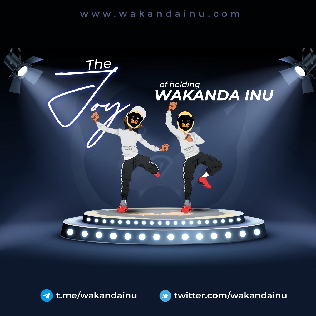 Wakandainu's tweet photo. Share this Tiktok Dance challenge with your family and friends, they could become the lucky winners.

Let dance our way all to the top🚀🚀🚀🚀🚀

#wakandainuforever #wkd #wakandainutitokdancechallenge https://t.co/KMTvhfP9mk